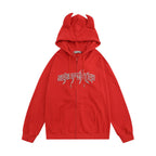 Men's Horn Hoodie Coat