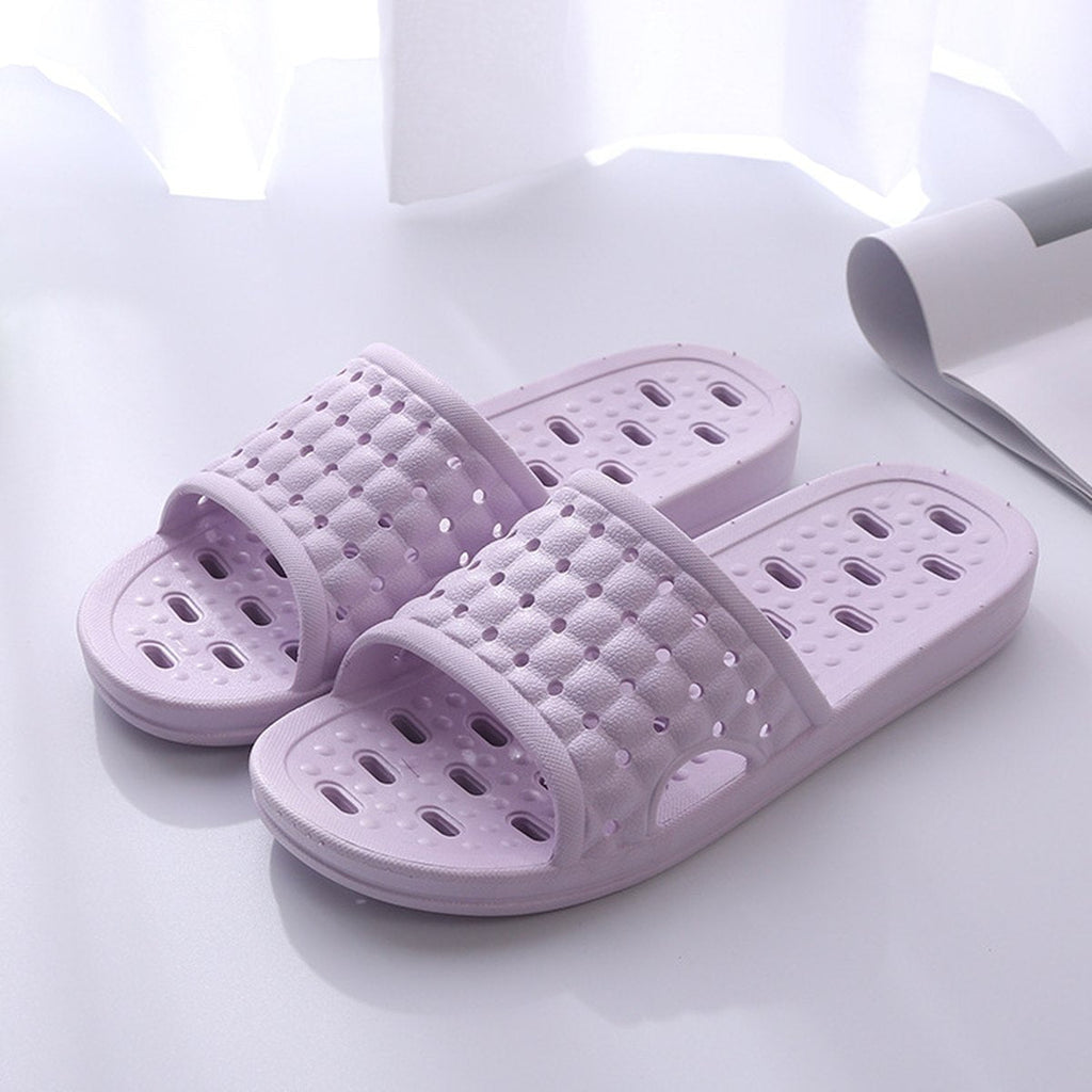 Men's House Shoes Non-slip Hollow Sole Design Floor