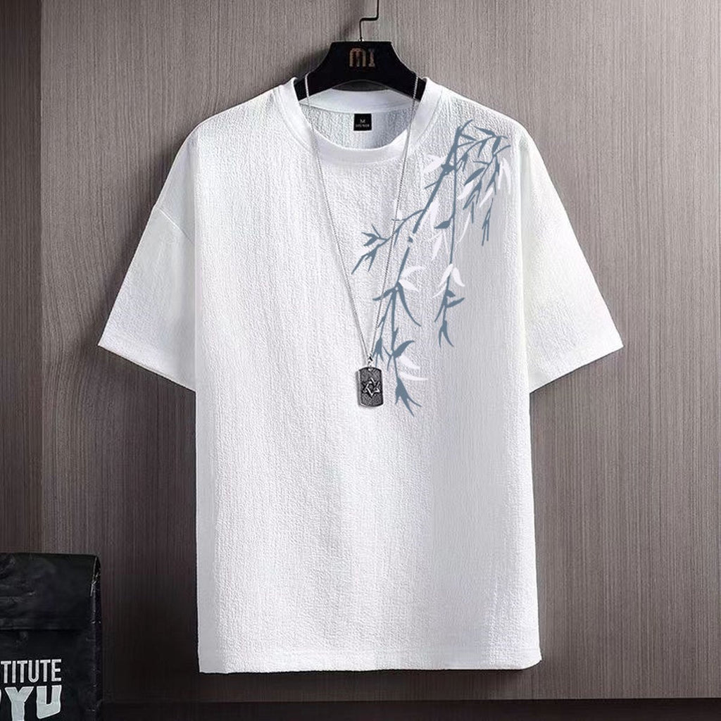 Men's Ice Silk Short Sleeve T-shirt