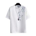 Men's Ice Silk Short Sleeve T-shirt