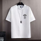 Men's Ice Silk Short Sleeve T-shirt