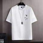 Men's Ice Silk Short Sleeve T-shirt