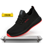 Men's Indestructible Steel Toe Sneakers Lightweight Work Shoes