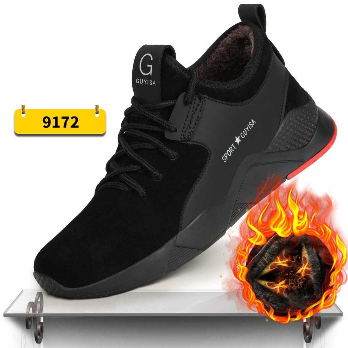 Men's Indestructible Steel Toe Sneakers Lightweight Work Shoes