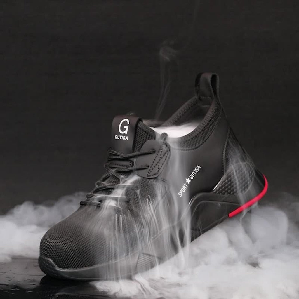 Men's Indestructible Steel Toe Sneakers Lightweight Work Shoes
