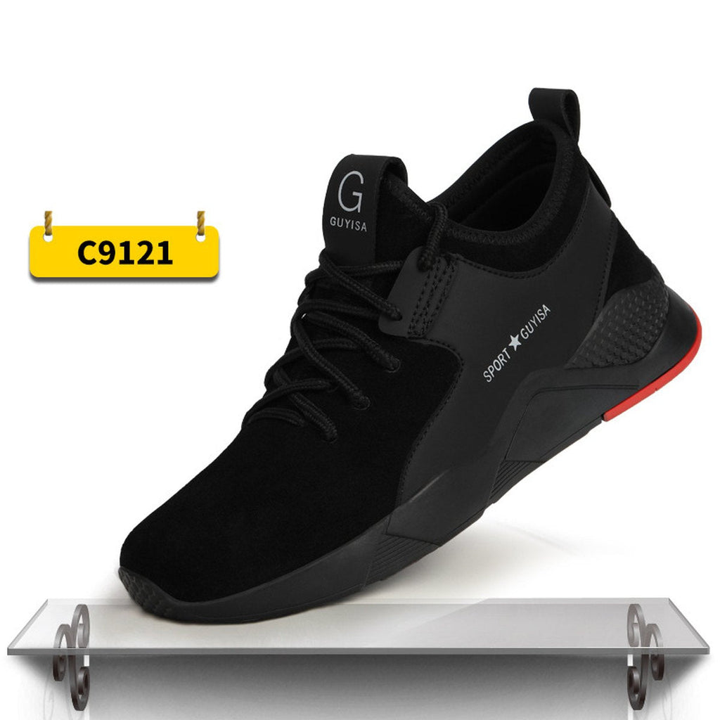 Men's Indestructible Steel Toe Sneakers Lightweight Work Shoes