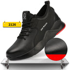 Men's Indestructible Steel Toe Sneakers Lightweight Work Shoes