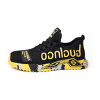 Men's Indestructible Steel Toe Work Shoes Letter Print