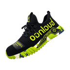Men's Indestructible Steel Toe Work Shoes Letter Print
