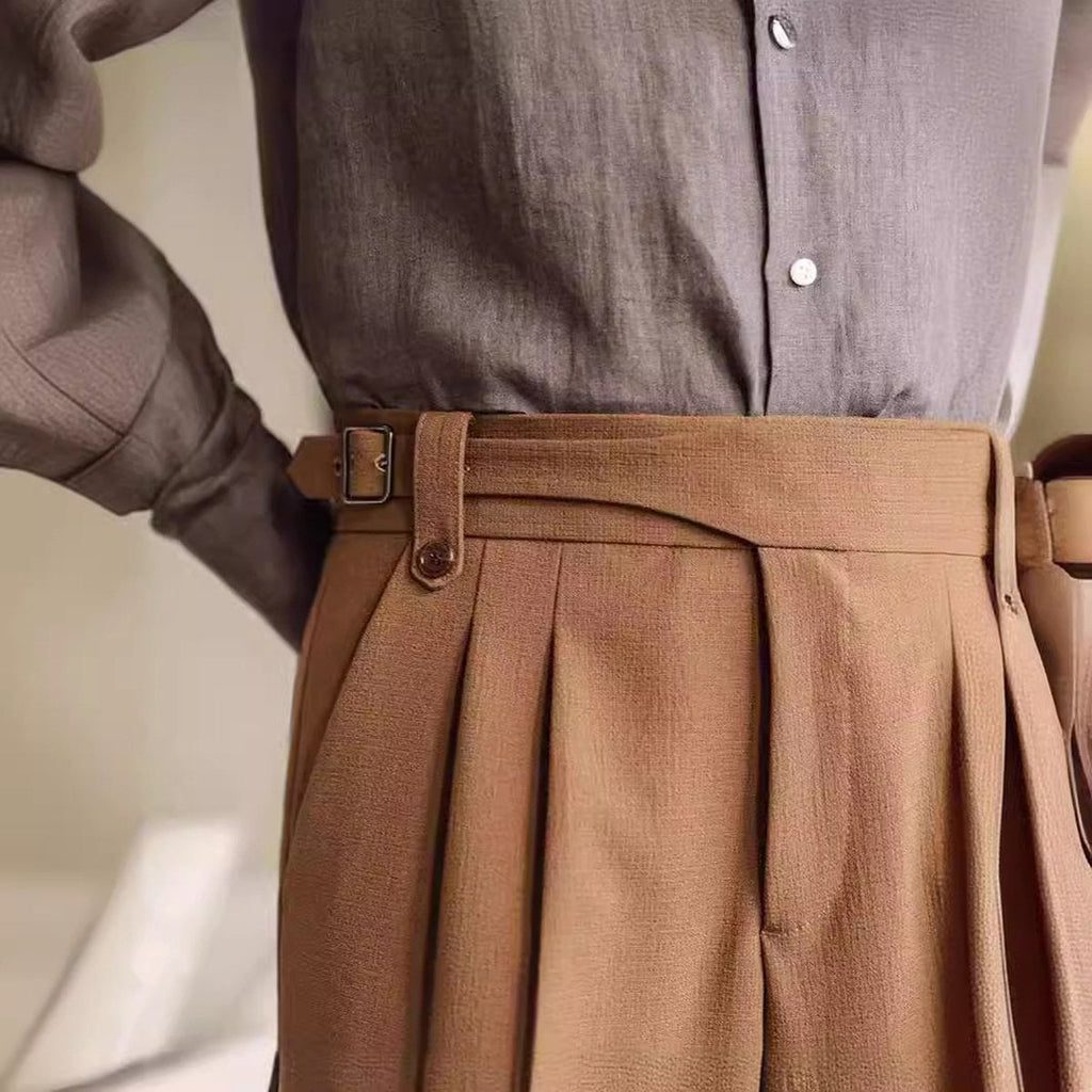 Men's Italian Retro Suit Shorts