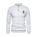 Men's Jacket Cotton Sweater Zipper Stand Collar