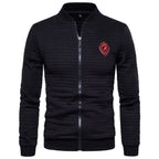 Men's Jacket Cotton Sweater Zipper Stand Collar