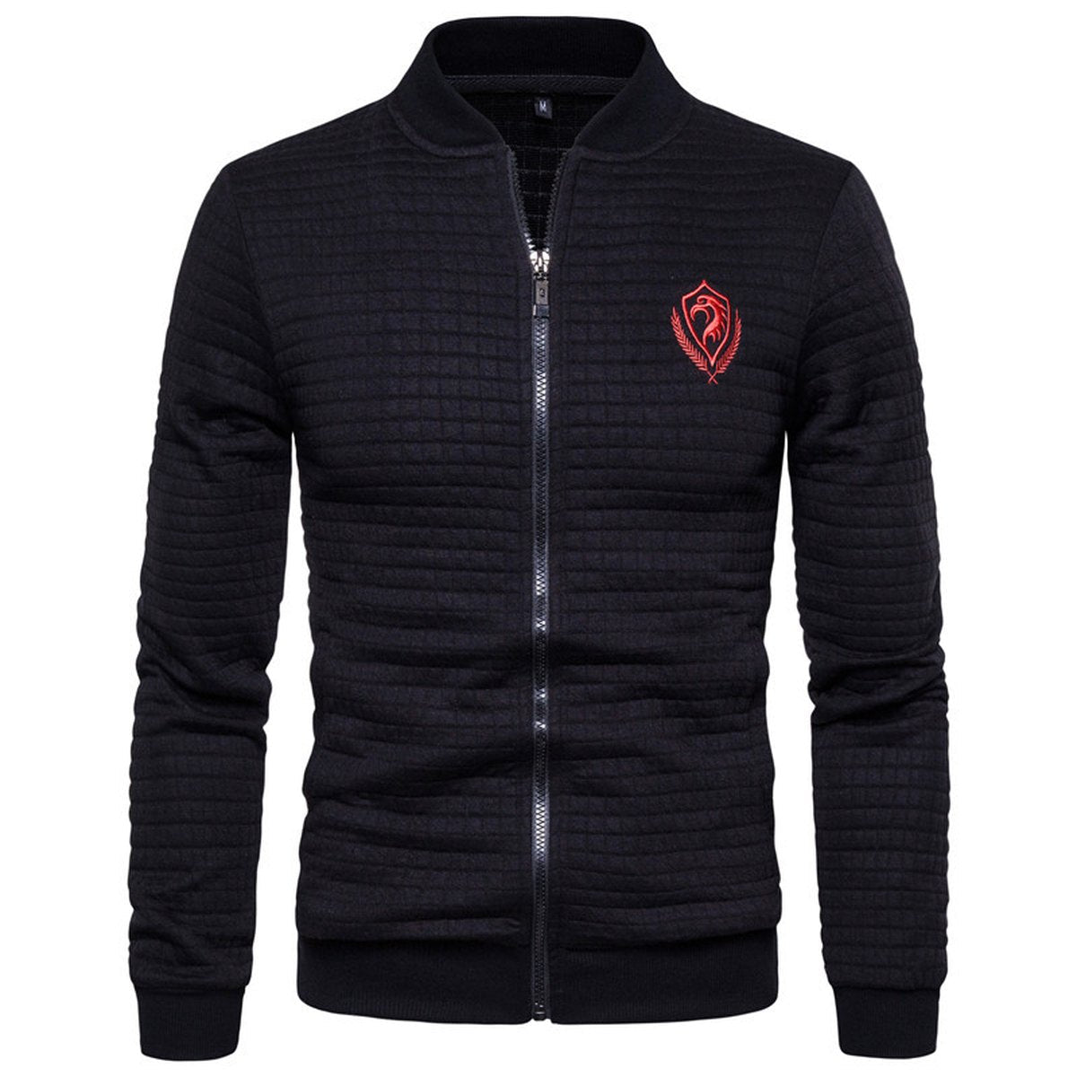 Men's Jacket Cotton Sweater Zipper Stand Collar