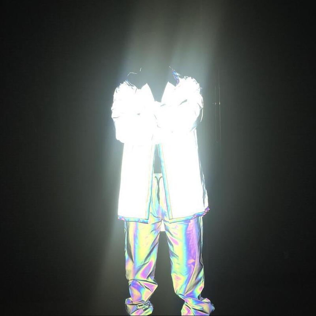 Men's Jacket Hip Hop Windbreaker Reflective