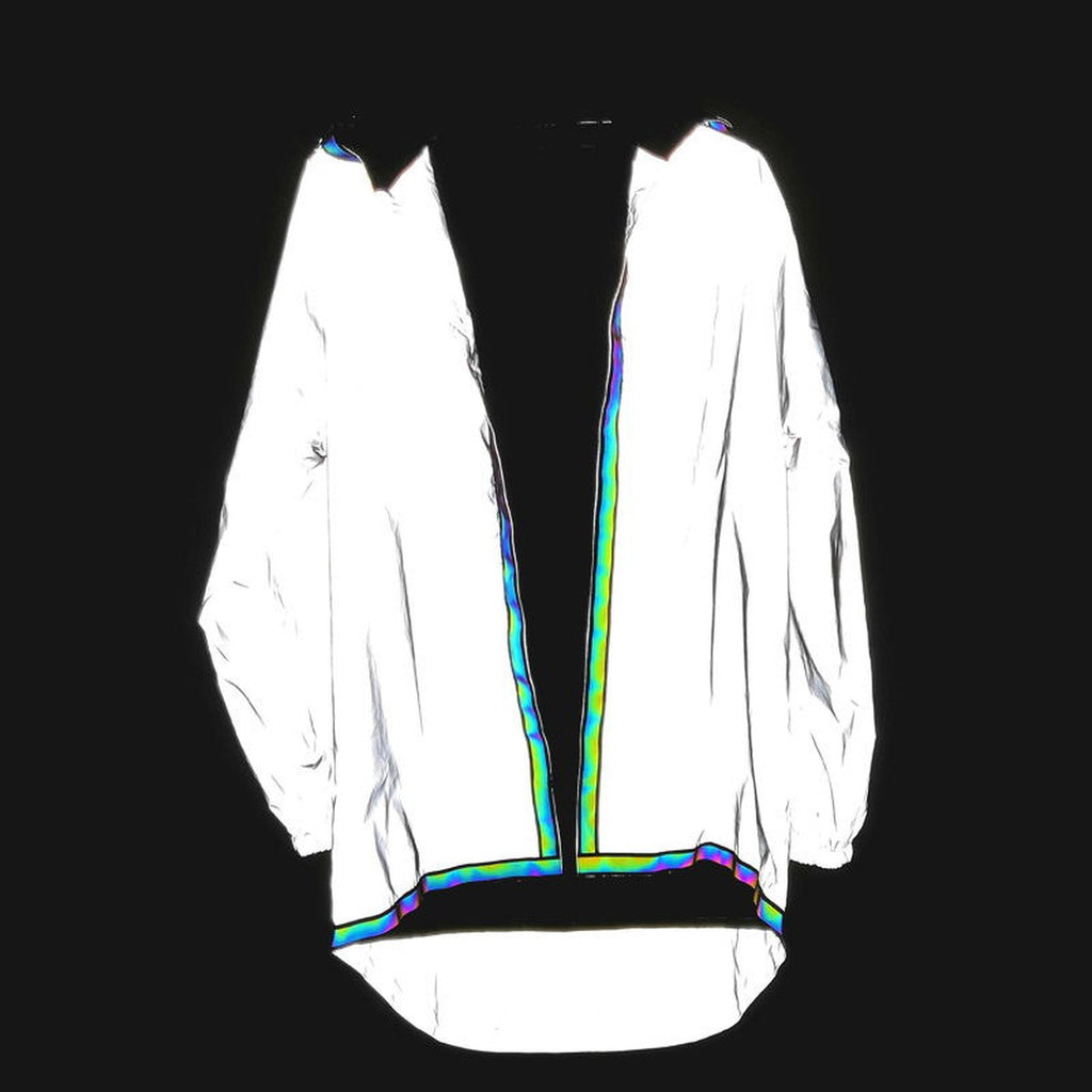 Men's Jacket Hip Hop Windbreaker Reflective