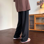 Men's Jacquard Rhombus Draped Pants