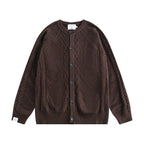 Men's Japanese Cardigan Sweater Loose