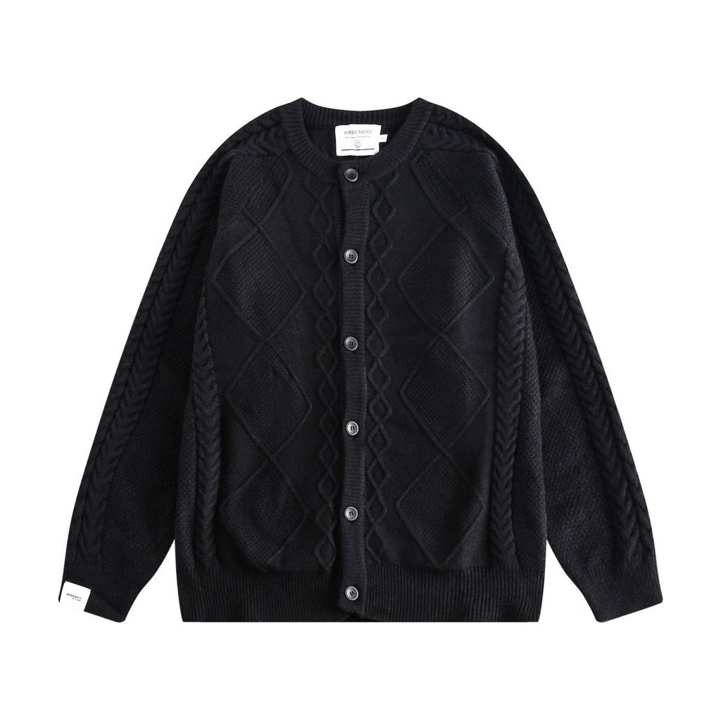 Men's Japanese Cardigan Sweater Loose