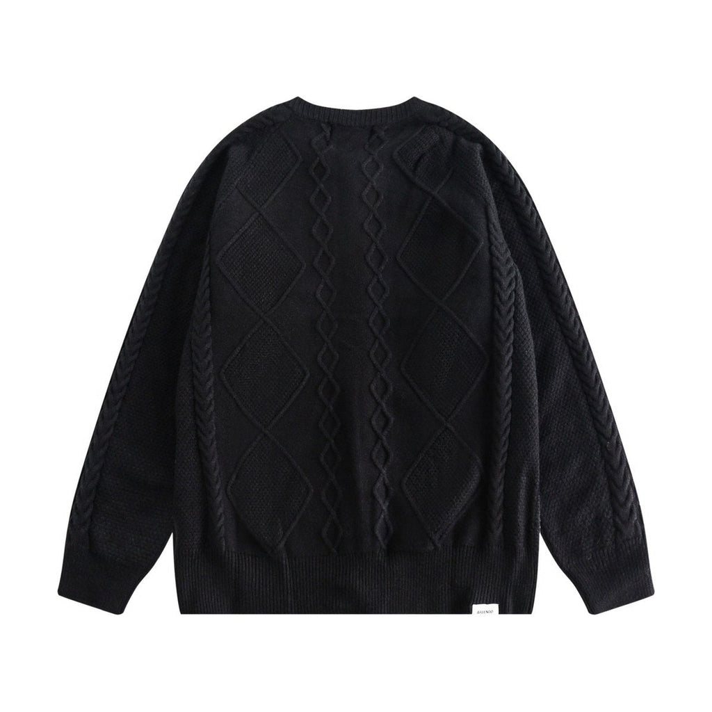 Men's Japanese Cardigan Sweater Loose
