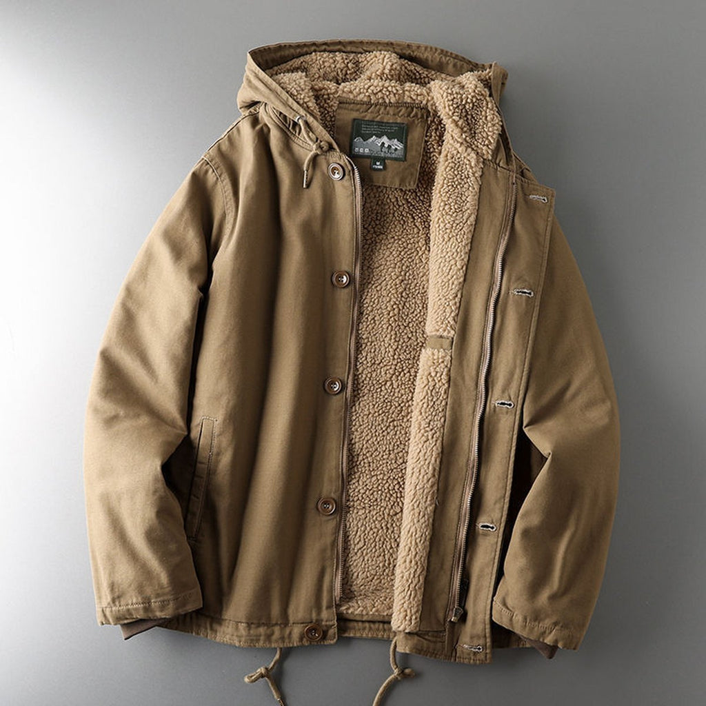 Men's Lamb Wool Coat