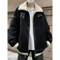 Men's Lamb Wool Stand Collar Cotton Coat Workwear