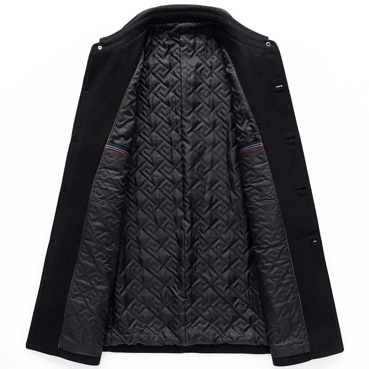 Men's Lapel Middle-aged Coat Woolen