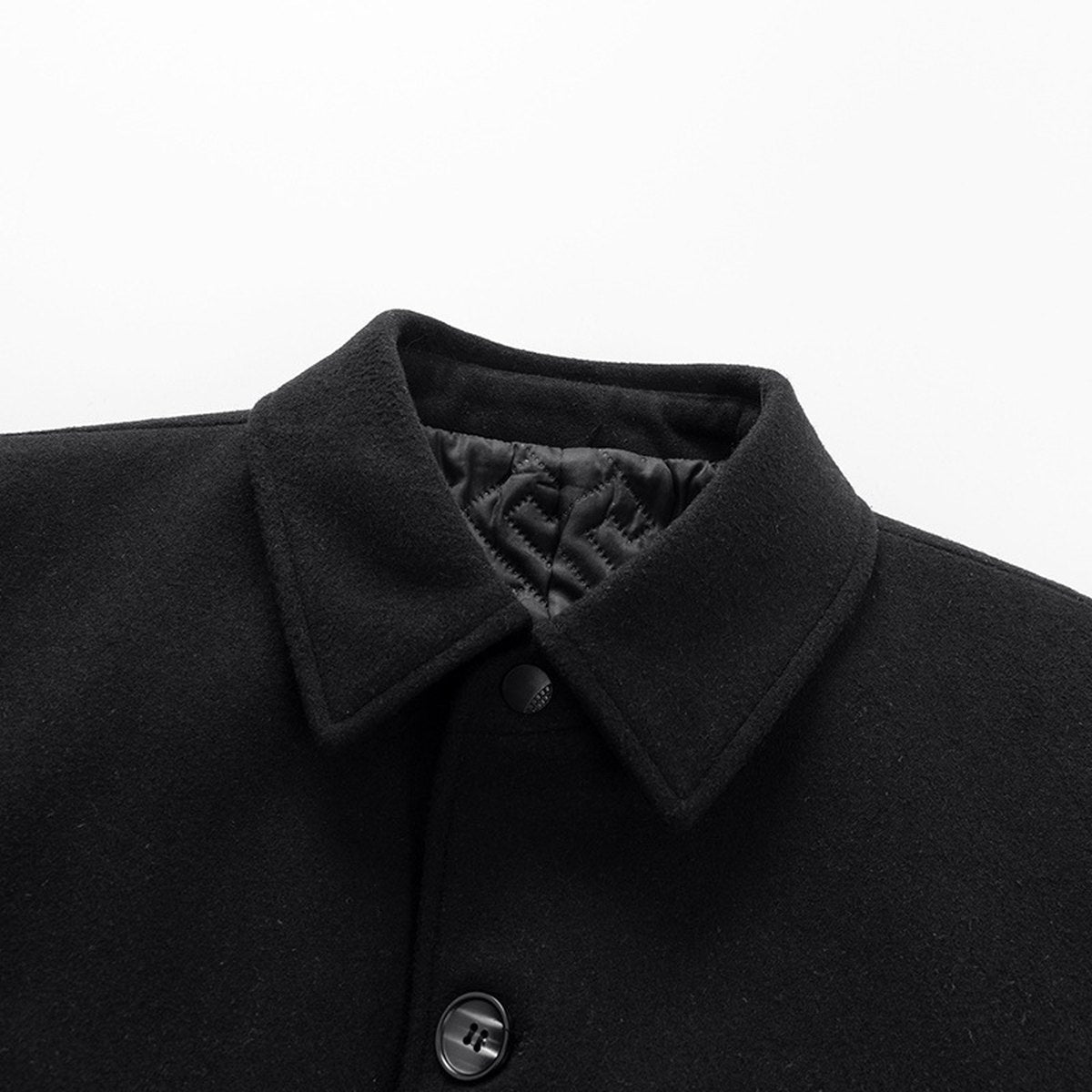 Men's Lapel Middle-aged Coat Woolen