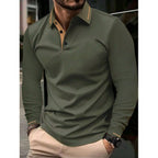 Men's Lapel Sports Polo Shirt