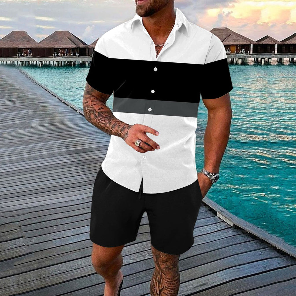 Men's Lapels Shirt Outfit