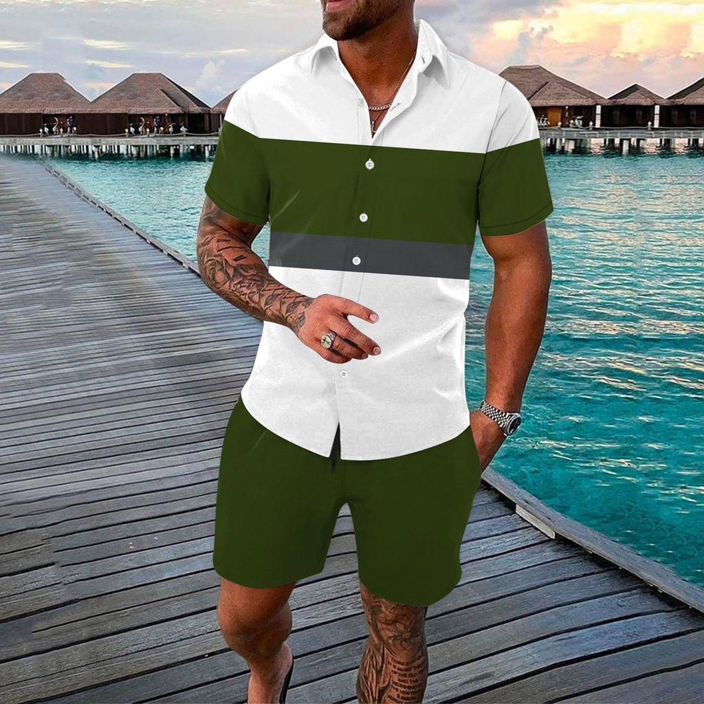 Men's Lapels Shirt Outfit
