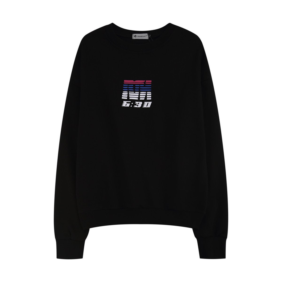 Men's Lazy Alphabet Print Long Sleeve T-shirt