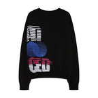 Men's Lazy Alphabet Print Long Sleeve T-shirt