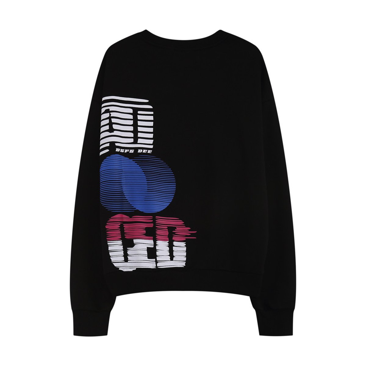 Men's Lazy Alphabet Print Long Sleeve T-shirt