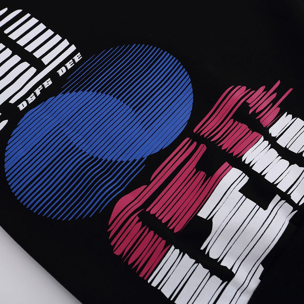 Men's Lazy Alphabet Print Long Sleeve T-shirt