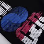 Men's Lazy Alphabet Print Long Sleeve T-shirt