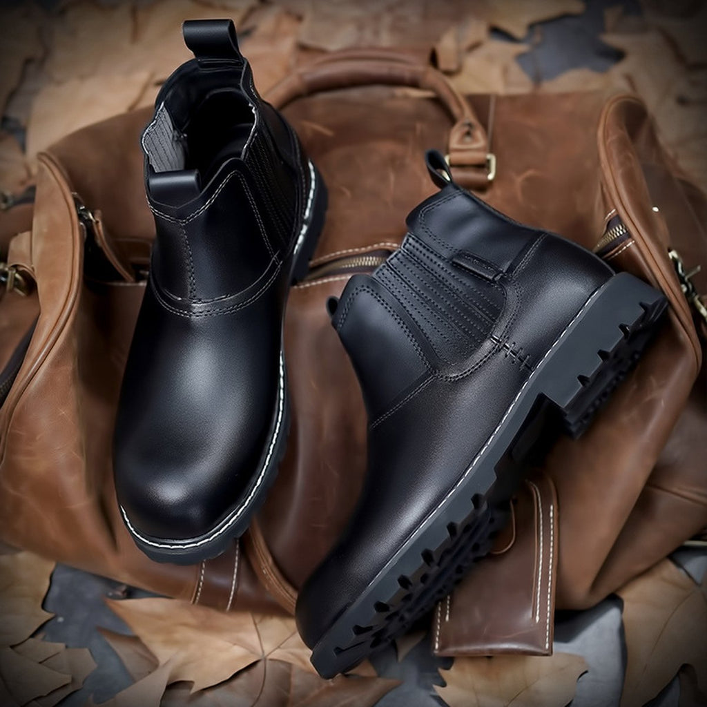 Men's Leather Ankle Boots