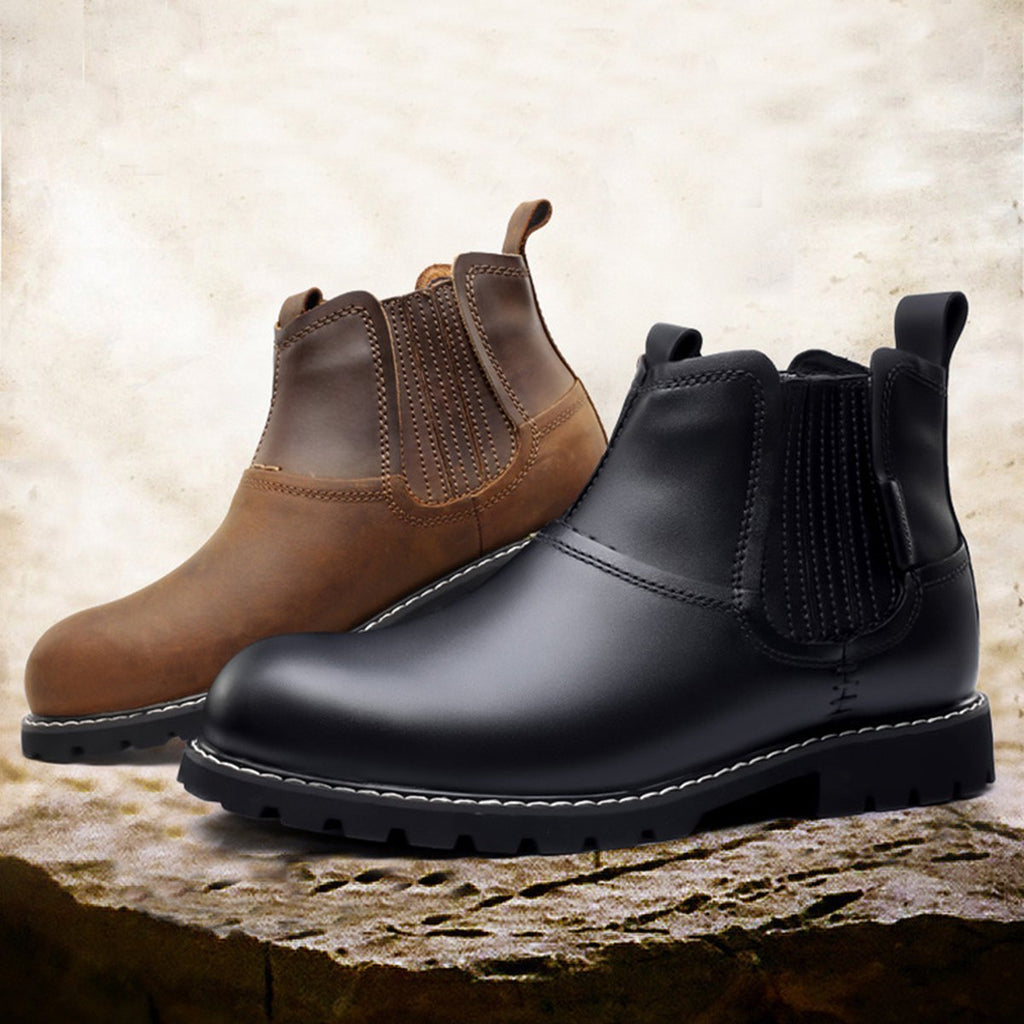 Men's Leather Ankle Boots