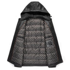 Men's Leather Down Jacket