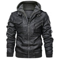 Men's Leather Jackets Faux Jacket Lapel Zip-up Slim