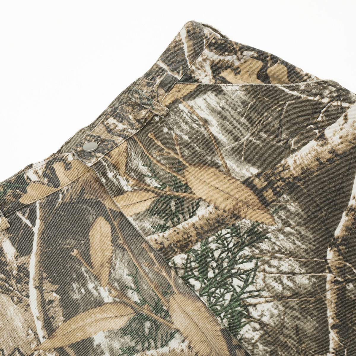 Men's Leaves Camouflage Workwear Shorts