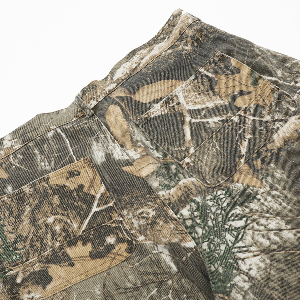 Men's Leaves Camouflage Workwear Shorts