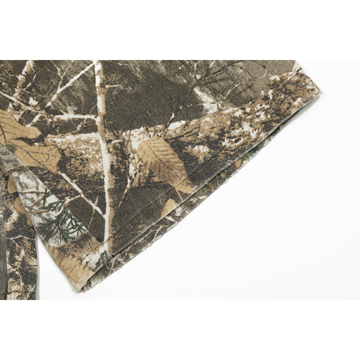 Men's Leaves Camouflage Workwear Shorts