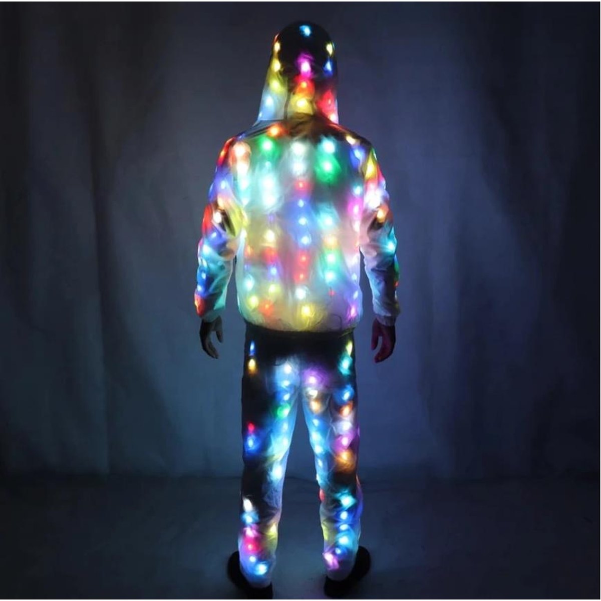 Men's LED Luminous Clothes Colorful Jacket