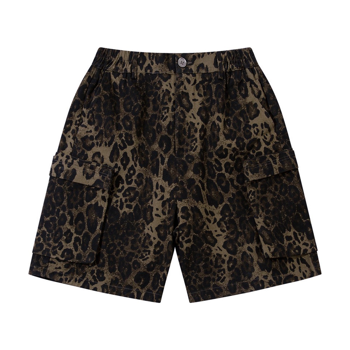 Men's Leopard Camouflage Workwear Shorts
