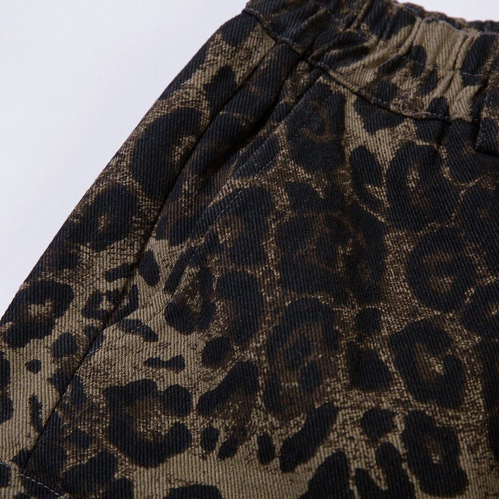 Men's Leopard Camouflage Workwear Shorts