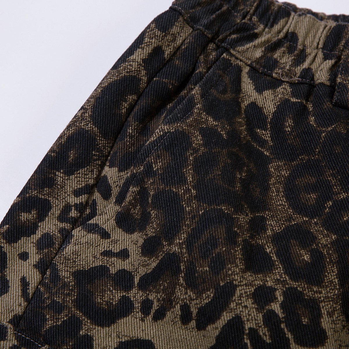 Men's Leopard Camouflage Workwear Shorts