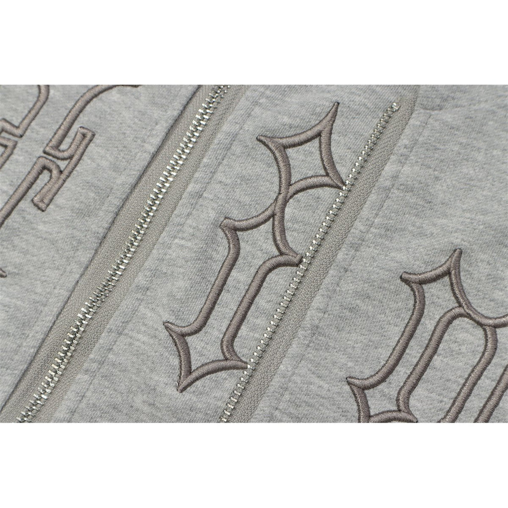 Men's Letter Embroidered Cardigan Sweater