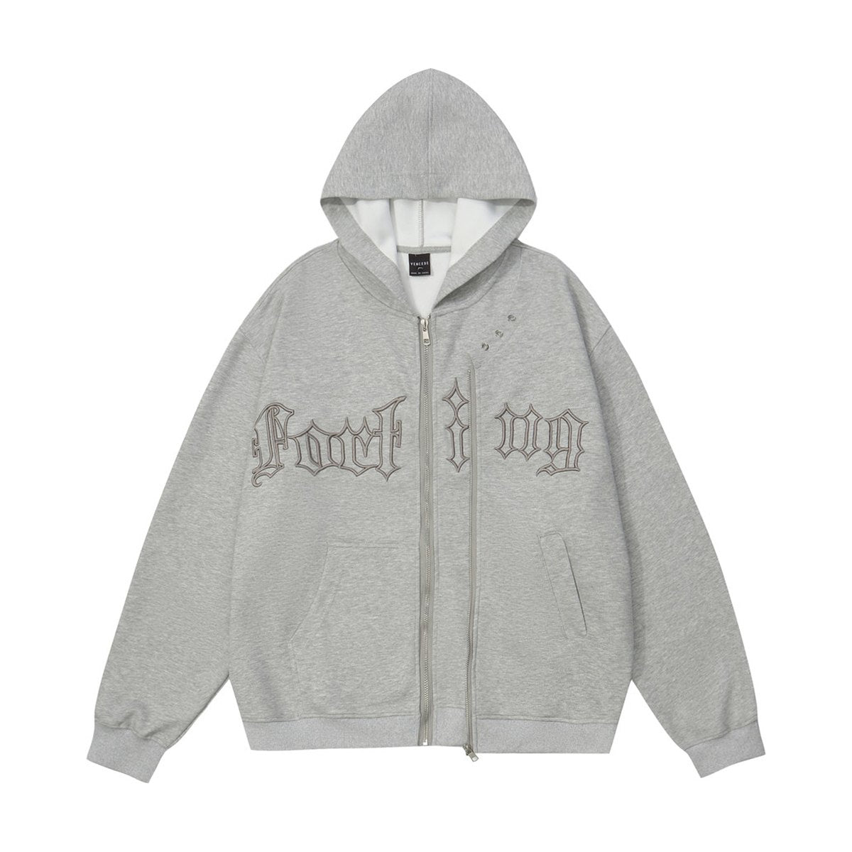 Men's Letter Embroidered Cardigan Sweater