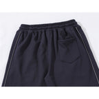 Men's Letter Embroidery Loose Short Sweatpants