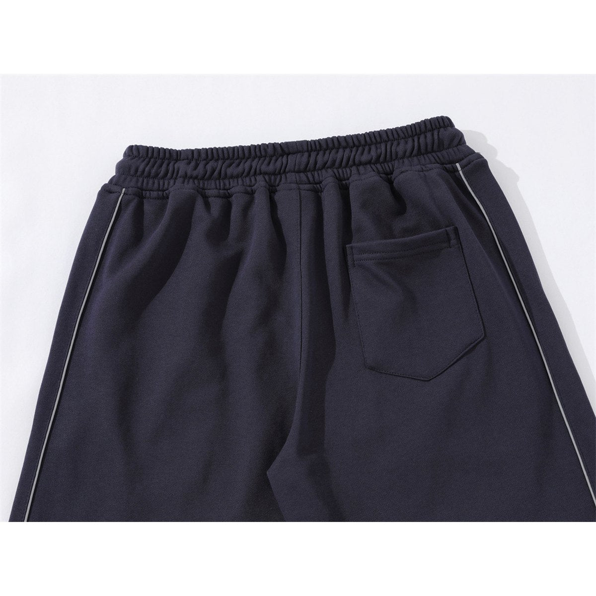 Men's Letter Embroidery Loose Short Sweatpants